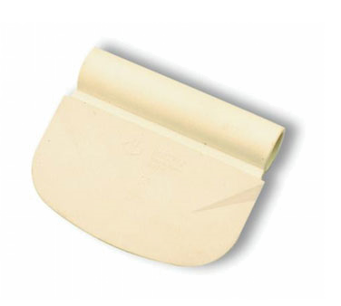 Matfer Bourgeat 112845 ExoGlass Elvea Scraper 4-3/4"L x 2-3/4"W Rounded Cut Heat Resistant