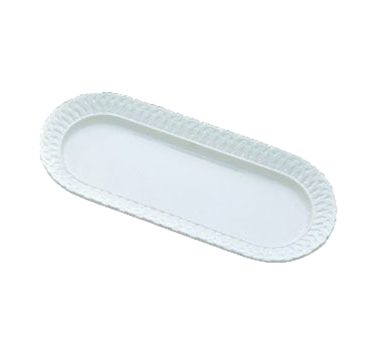 Bon Chef 2310SMOKEGRA Ceramic Smoke Gray Trellis Fish Platter