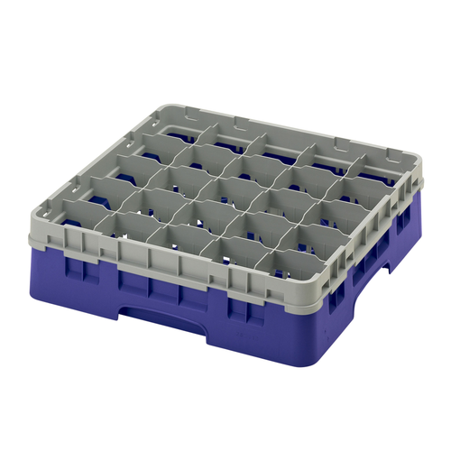 Cambro 25S418186 Camrack Glass Rack With Soft Gray Extender - 5 Cases