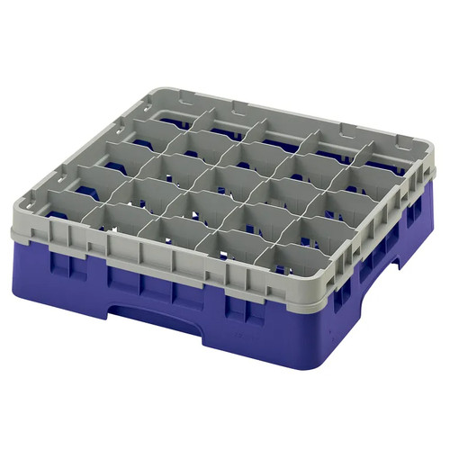 Cambro 25S418186 Camrack Glass Rack With Soft Gray Extender - 5 Cases