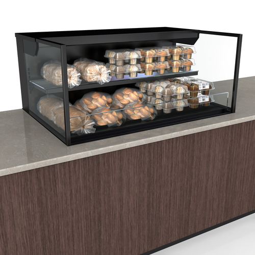 Structural Concepts NE3620DSSV 35.75" W Self-Service Non-Refrigerated Slide In Counter Case