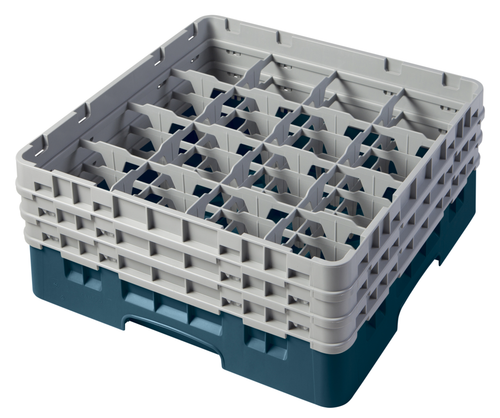 Cambro 16S638414 Camrack Glass Rack With (3) Soft Gray Extenders