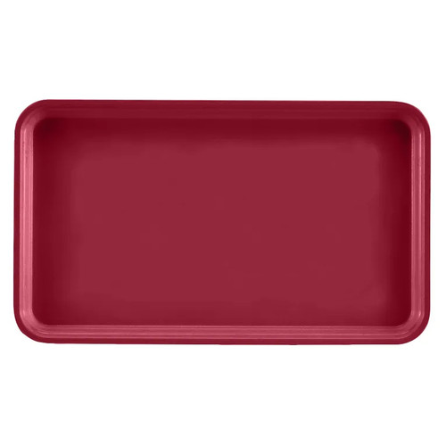 Cambro 915505 8.75" Red Rectangle Camtray - 12/Case