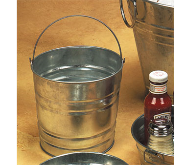 American Metalcraft PTUB87 8.25" 148 Oz. Galvanized Round Pail