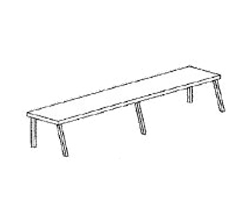 Piper Products ROHS-74 Overhead Shelf