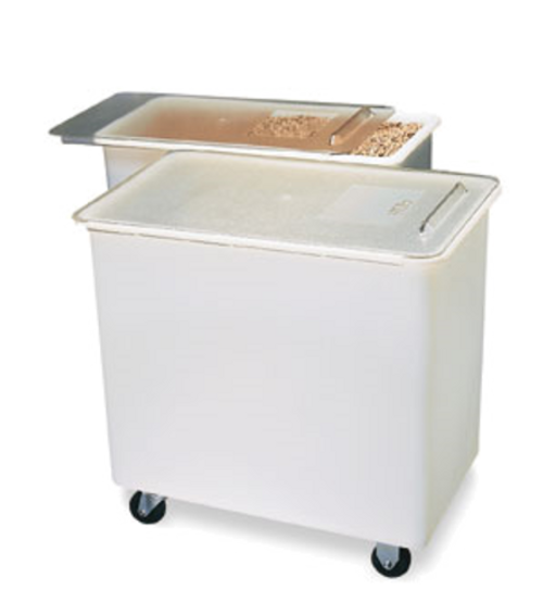 Carlisle BIN4402 Plastic Construction Sliding  Mobile Ingredient Bin