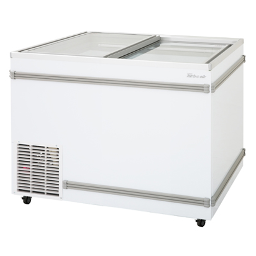 Turbo Air TFS-11F-N 40"W Flat Lid Glass Door Top Open Island Freezer