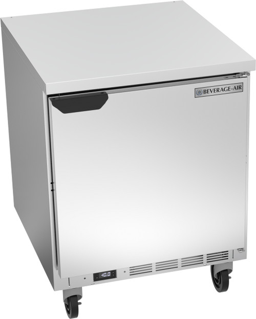 Beverage Air WTF27AHC-FLT 27"W One Door Stainless Steel Worktop Freezer