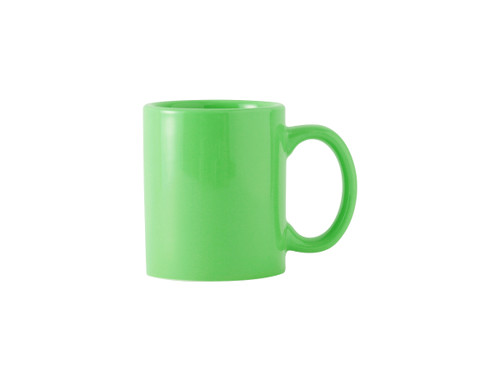 Tuxton BTM-1202 3-1/4" 12 Oz. Ceramic Cilantro Round Mug (2 Dozen Per Case)