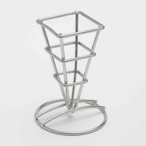 American Metalcraft SQFBSS Stainless Steel Cone Fry Cone Holder