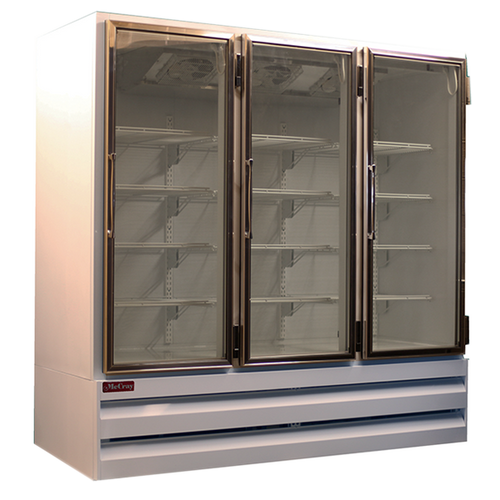 Howard McCray GR42BM-S 52.25" W Two-Section Glass Door Refrigerator Merchandiser