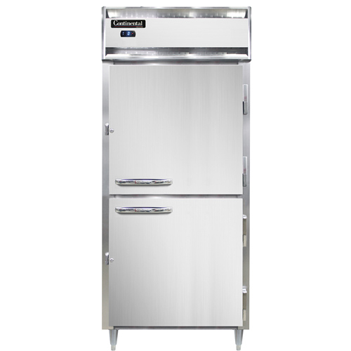 Continental Refrigerator DL1FXS-SS-HD 36.25" W One-Section Solid Door Reach-In Designer Extra-Wide Freezer - 115 Volts