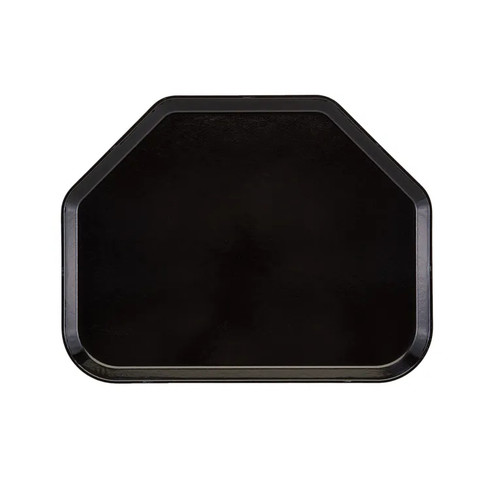 Cambro 1418TR110 14" Black Trapezoid Camtray - 12/Case