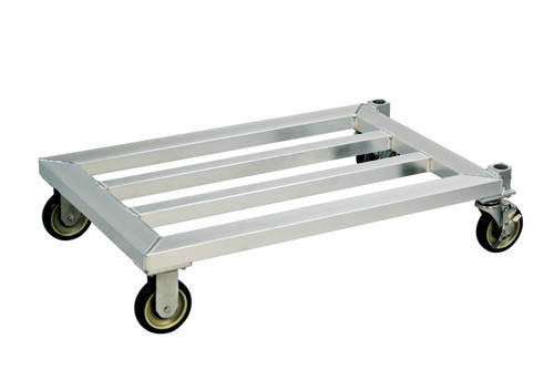 New Age 1204 37.75"W 1000 Lbs. Aluminum Mobile Dunnage Rack