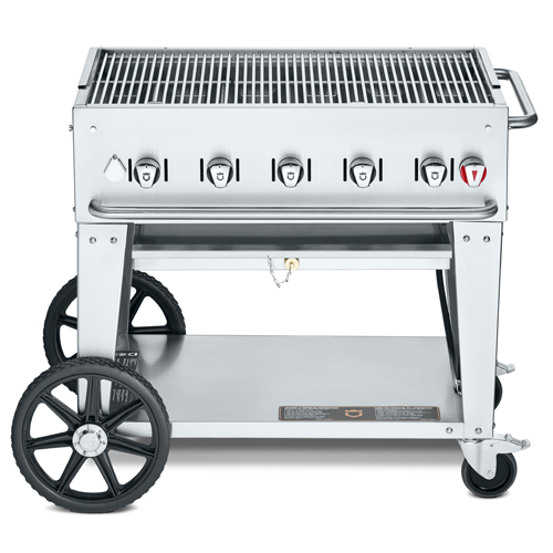Crown Verity CV-MCB-36LP 44" Liquid Propane Outdoor Charbroiler - 79,500 BTU