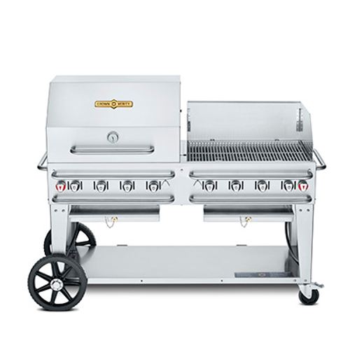 Crown Verity CV-RCB-60RWP-SI50/100 69" Series Grill - 129,000 BTU