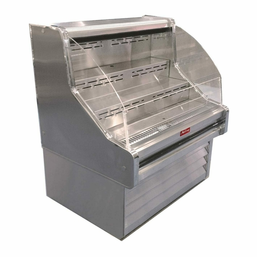Howard McCray R-OS35E-6C-S 75" W Impulse Curved Glass Merchandiser