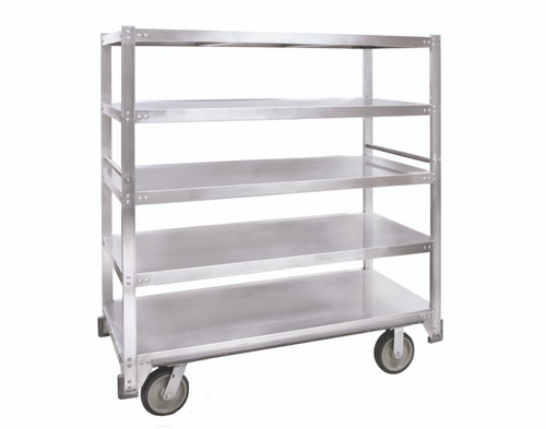 Cres Cor 271-61-592 6 Shelves Aluminum Queen Mary Cart