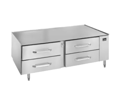 Randell 20065R Two-Section Stainless Steel Refrigerated Counter/Equipment Stand