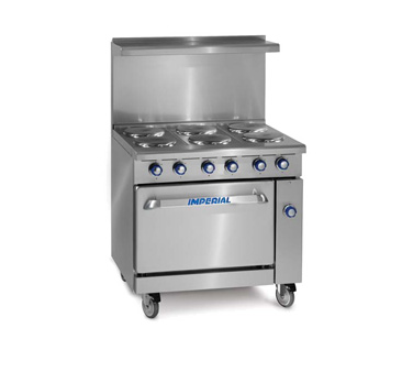 Imperial IR-G36T-E 36" Electric Pro Series Restaurant Range - 208 Volts