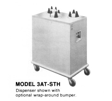 Piper Products 3AT2-STH Dish Dispenser