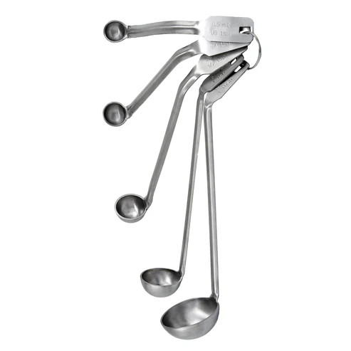 Winco MSL-5S Stainless Steel 5-Piece Mini Ladle Set (5 Pieces Per Set)