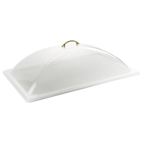 Winco C-DP1 21.5" W x 13.75" D x 5" H Polycarbonate Full Size Dome Cover