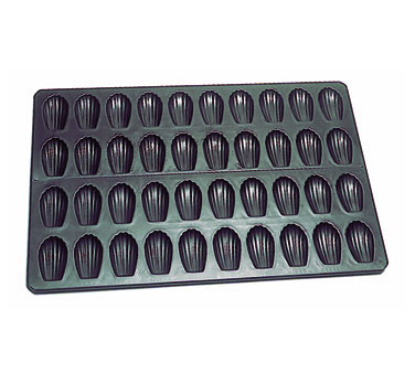 Matfer Bourgeat 310739 Exopan Madeleine Sheet 23-1/2"L x 15-3/4"W Non-Stick Coating Steel - 1 set
