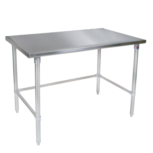 John Boos ST6-3696SBK 96"W x 36"D Stainless Steel Flat Top Work Table