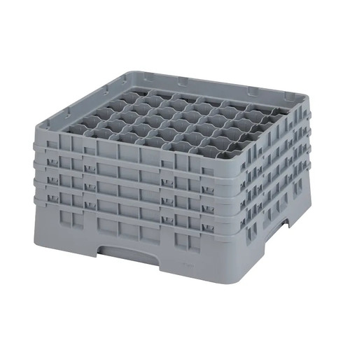 Cambro 49S800151 Camrack Glass Rack With (4) Soft Gray Extenders - 2 Cases