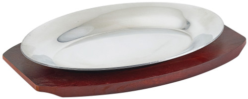 Winco APL-10
 10"
 Aluminum
 Oval
 Sizzling Platter