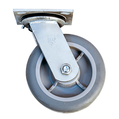 New Age C513 6" Dia Swivel Platform "Softie" TPR Caster