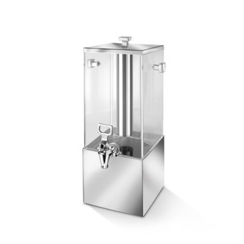 Eastern Tabletop 7503 2 Gallon Beverage Dispenser Stainless Steel Square