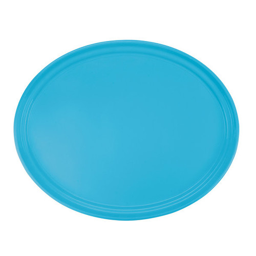 Cambro 2500518 19.25" Blue Oval Serving Camtray - 6/Case