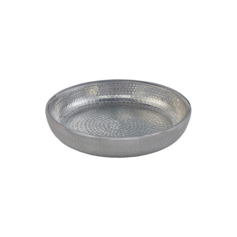American Metalcraft ADSEAS12 12" 80 Oz. Aluminum Silver Round Seafood Tray