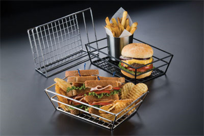 American Metalcraft SSRT962 Stainless Steel Rectangular Basket