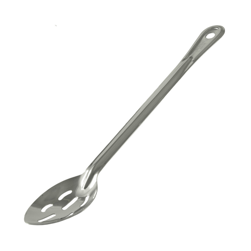 CAC China SBHL-15 15" L 1.2mm Thick Stainless Steel Slotted Basting Spoon (144 Each Per Case)