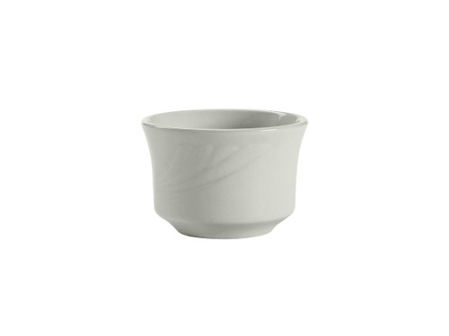 Tuxton YPB-0752 3-5/8" 7 Oz. Porcelain Porcelain White Round Bouillon (3 Dozen Per Case)