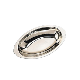 American Metalcraft AO080 8 Oz. Stainless Steel Oval Au Gratin Dish