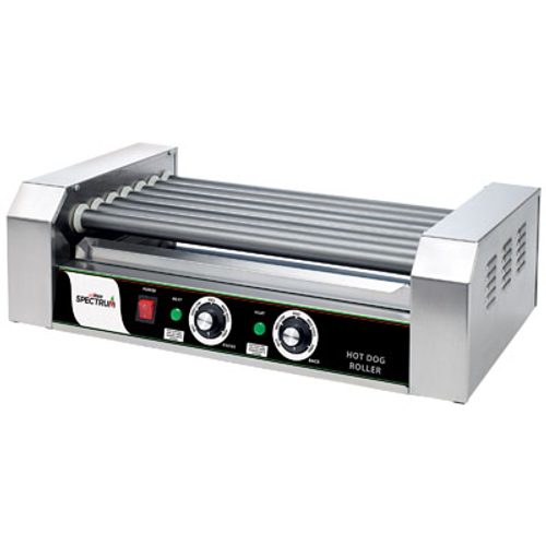 Winco EHDG-7R  Spectrum Rollsright Hot Dog Grill With Roller Type - 18 Hot Dogs Capacity