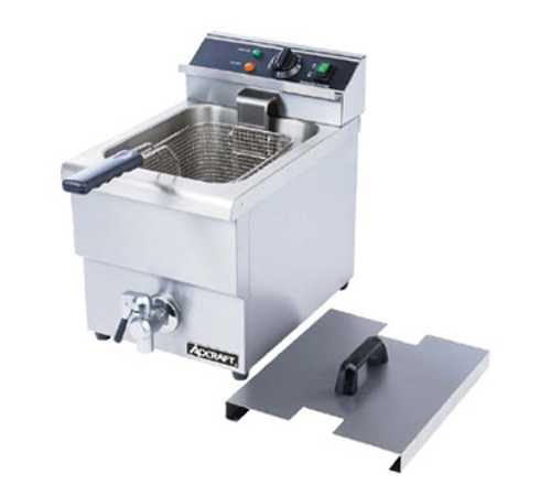 Admiral Craft DF-12L 25 Lbs. Single Electric Countertop Deep Fryer - 208 Volts
