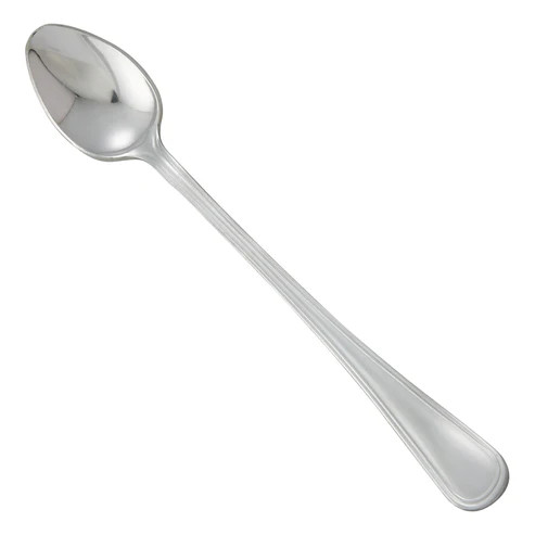 Winco 0021-02 7-1/2" 18/0 Stainless Steel Iced Tea Spoon (Contains 1 Dozen)