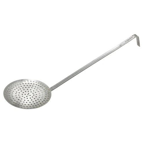 Winco SCS-5 4.5" W Round Stainless Steel Perforated Skimmer