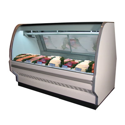 Howard McCray SC-CFS40E-8C-LED 99.5"W Fish/Poultry Service Case