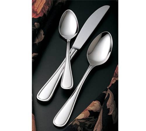 Bon Chef SBS303 7.18" 18/0 Stainless Steel Tuscany Soup and Dessert Spoon