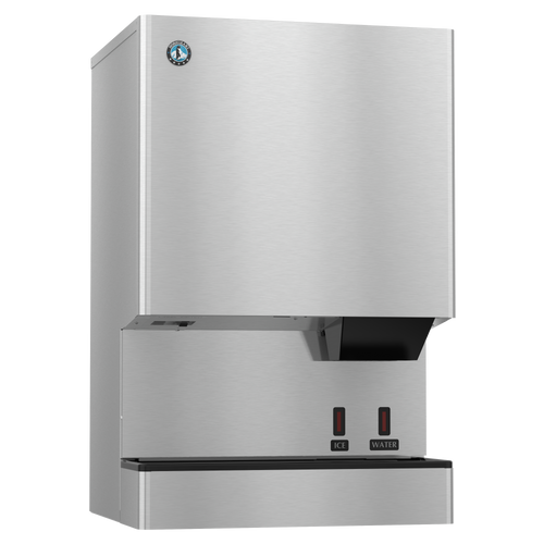 Hoshizaki DCM-500BWK-OS Opti-Serve 26" W Stainless Steel Water-Cooled Cubelet Ice Maker and Water Dispenser - 115 Volts