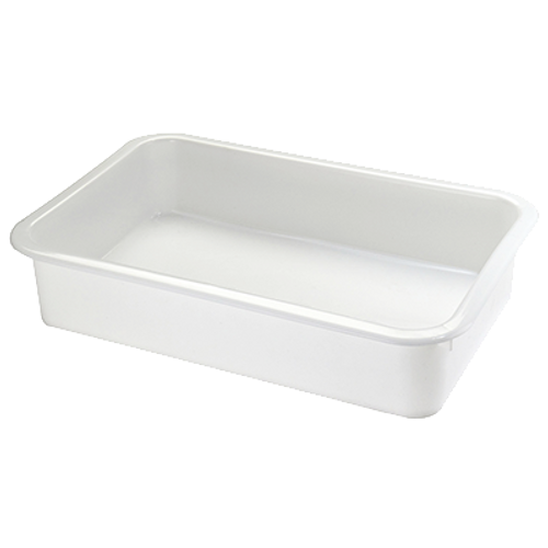 Matfer Bourgeat 510536 23-3/4"W White Rectangle Polyethylene Dough Container