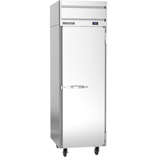 Beverage Air HR1HC-1S 26" W One-Section Solid Hinged Door Reach-In Horizon Series Refrigerator