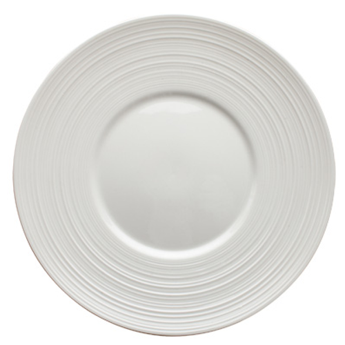 Winco WDP022-106 8-1/8" Porcelain Bright White Round Plate (36 Each Per Case)