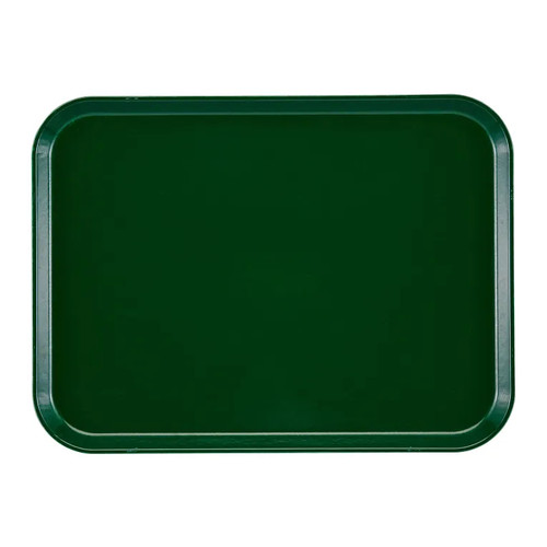 Cambro 1418119 14" Green Rectangle Camtray - 12/Case